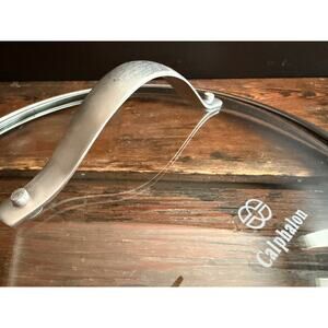 CALPHALON 10 1/4” Stainless Steel Glass Lid